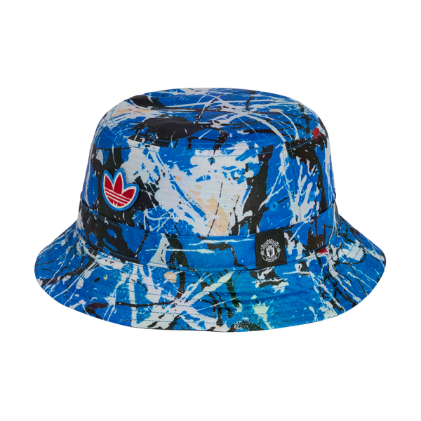 Manchester United Stone Roses Bucket Hat Soccer KE5264 Blue Manchester United Stone Roses Bucket Hat Soccer KE5264 Blue