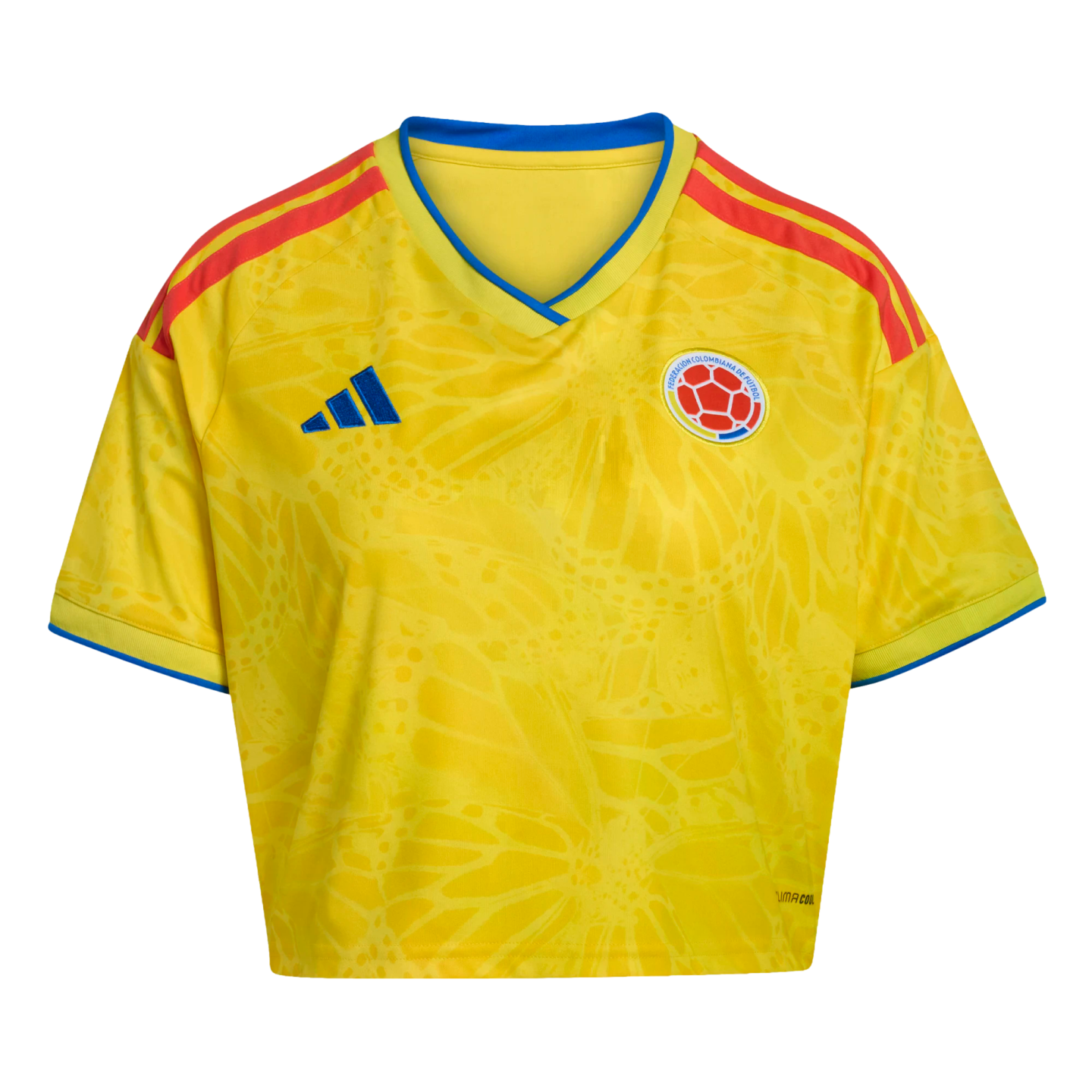 Adidas Colombia 2026 Womens Home Cropped Jersey