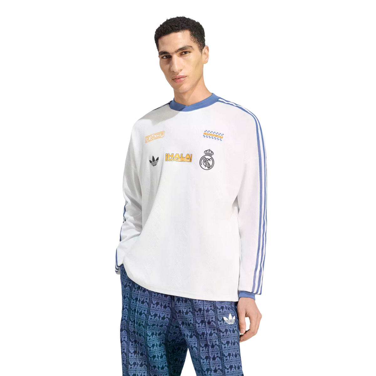 Adidas Real Madrid Lifestyler Long Sleeve Jersey