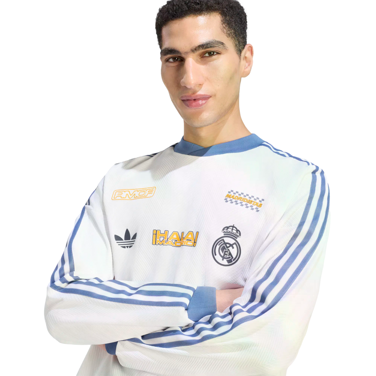 Adidas Real Madrid Lifestyler Long Sleeve Jersey