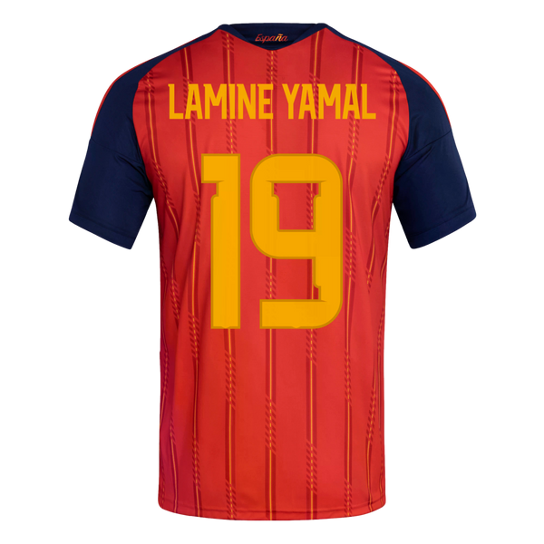 Spain 2026 2-Star Champions Lamine Yamal Home Jersey Soccer LI1311 Red
