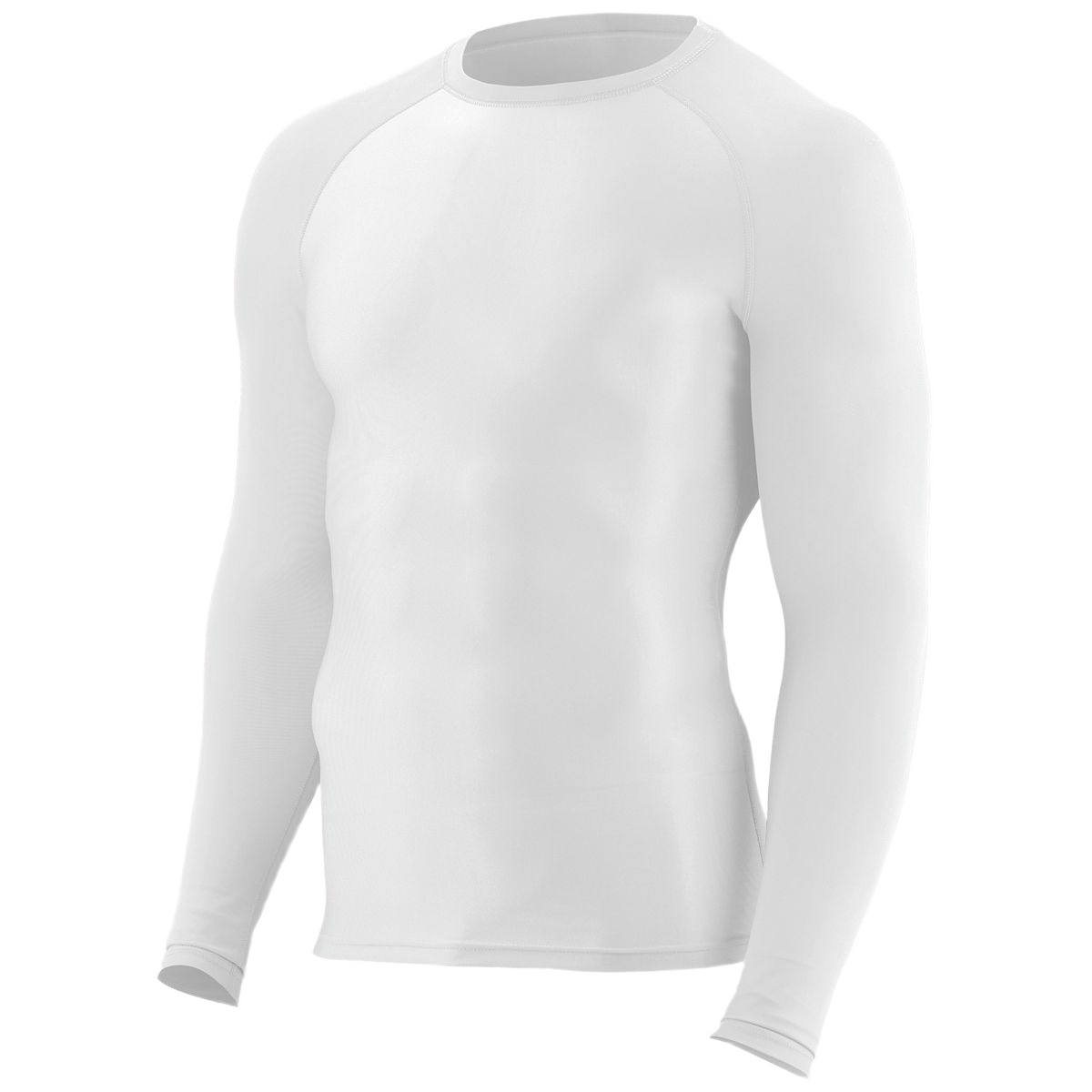 Augusta Youth Hyperform Compression Long Sleeve - White