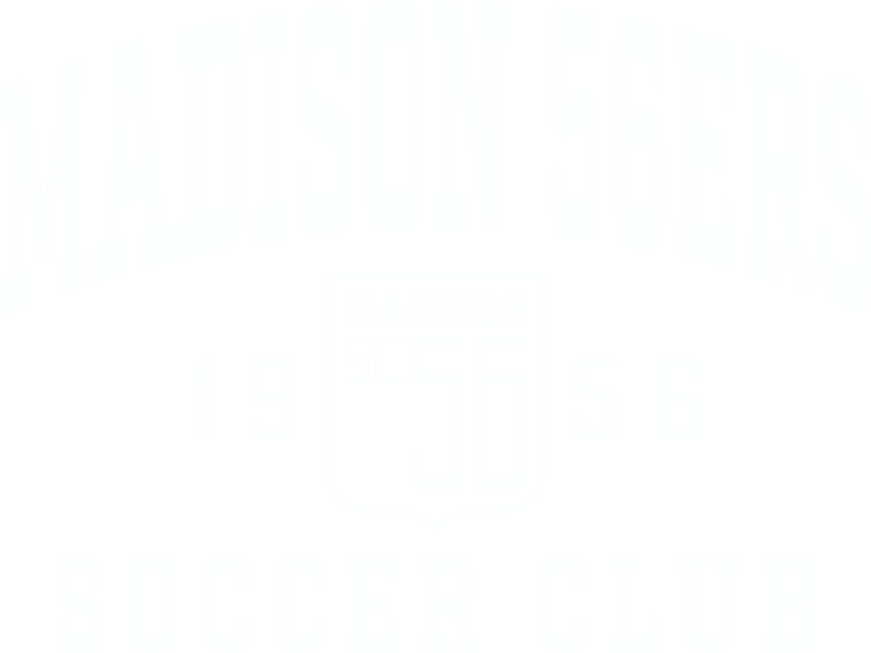 Black and white logo for Madison 56ers Soccer Club. Arched text at top, central shield flanked by "19" and "56," and "SOCCER CLUB" at the bottom.