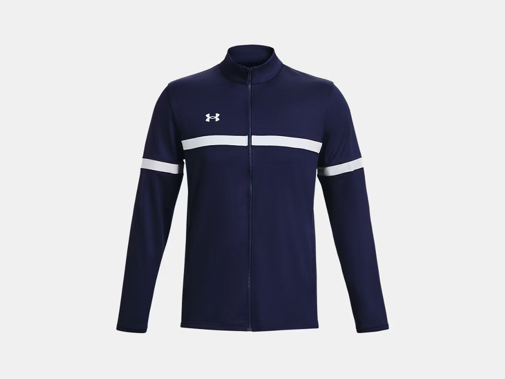 Under Armour Team Knit Warm-Up Jacket - Navy Blue 1376884-NAVY