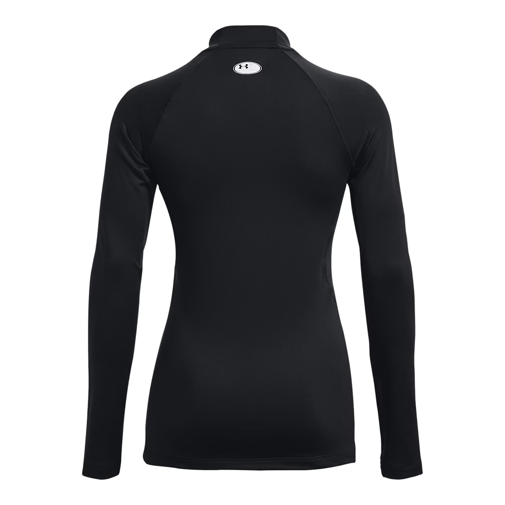 Under Armour Women's ColdGear® Mock Long Sleeve Compression Shirt - Black