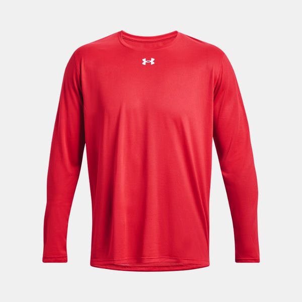 Under Armour Team Tech Long Sleeve Tee Soccer 1376843-600 Red