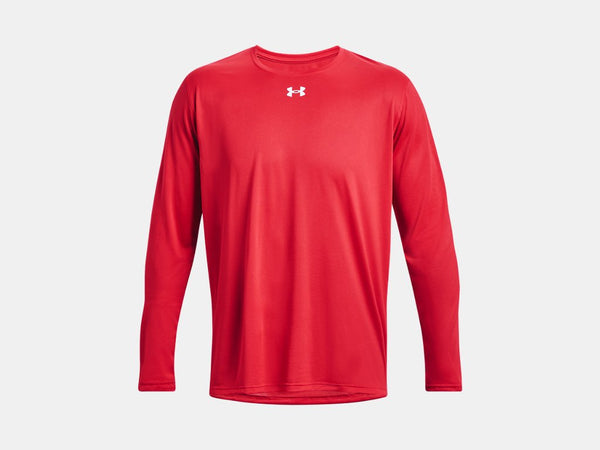 Under Armour Team Tech Long Sleeve Tee Soccer 1376843-600 Red