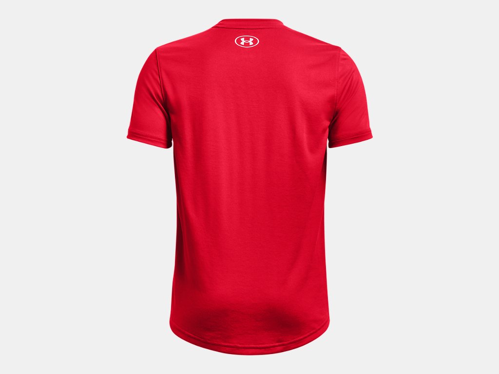 Under Armour Team Tech Youth Tee Soccer 1377487-600 Red