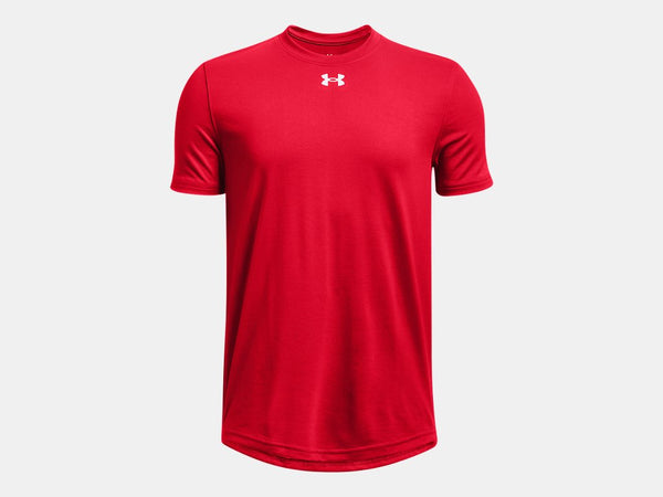 Under Armour Team Tech Youth Tee Soccer 1377487-600 Red