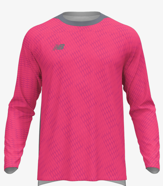 New Balance Women's Net L/S Goalkeeper Jersey Dragons SC - Pink WT35625-DRAGONS-PINK