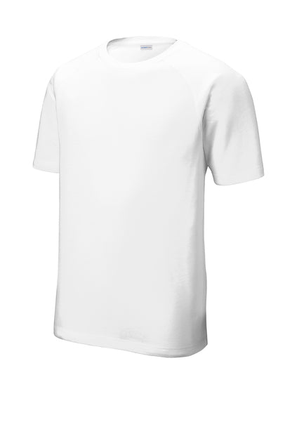 Sport Tek Tri-Blend Raglan Adult Tee - White