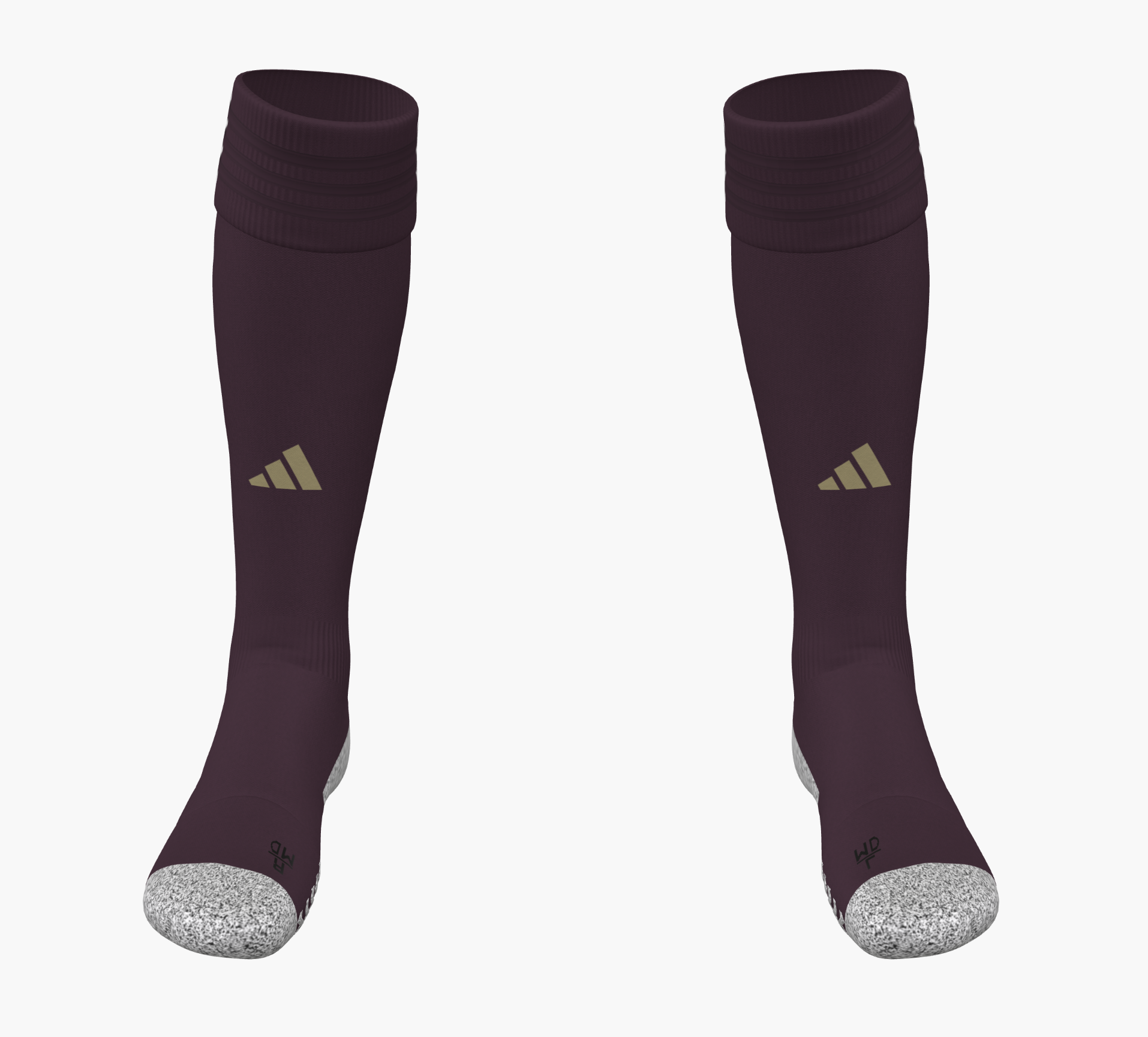 USA STARS- GAME SOCK- Burgundy