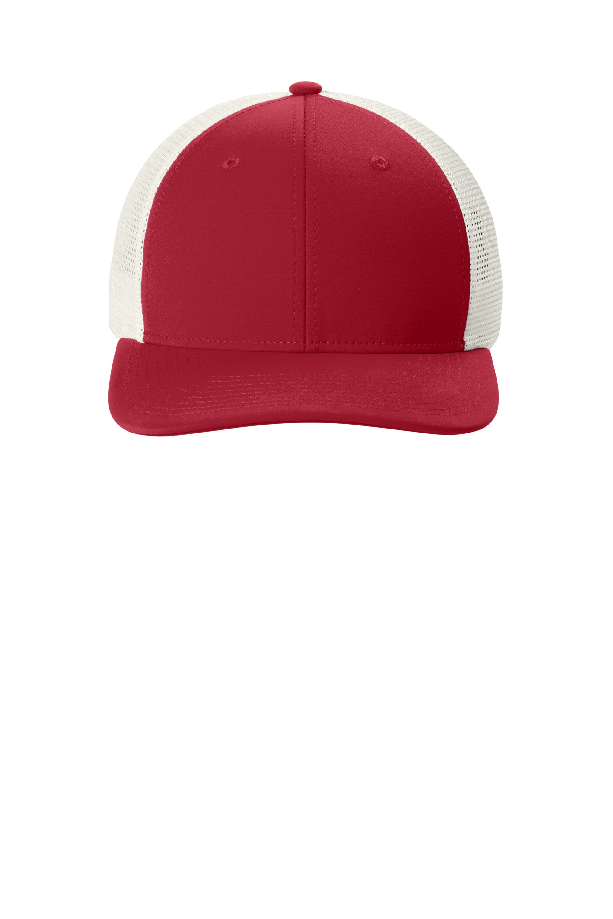Sport-Tek Club Trucker Cap- STC46 - Red/White