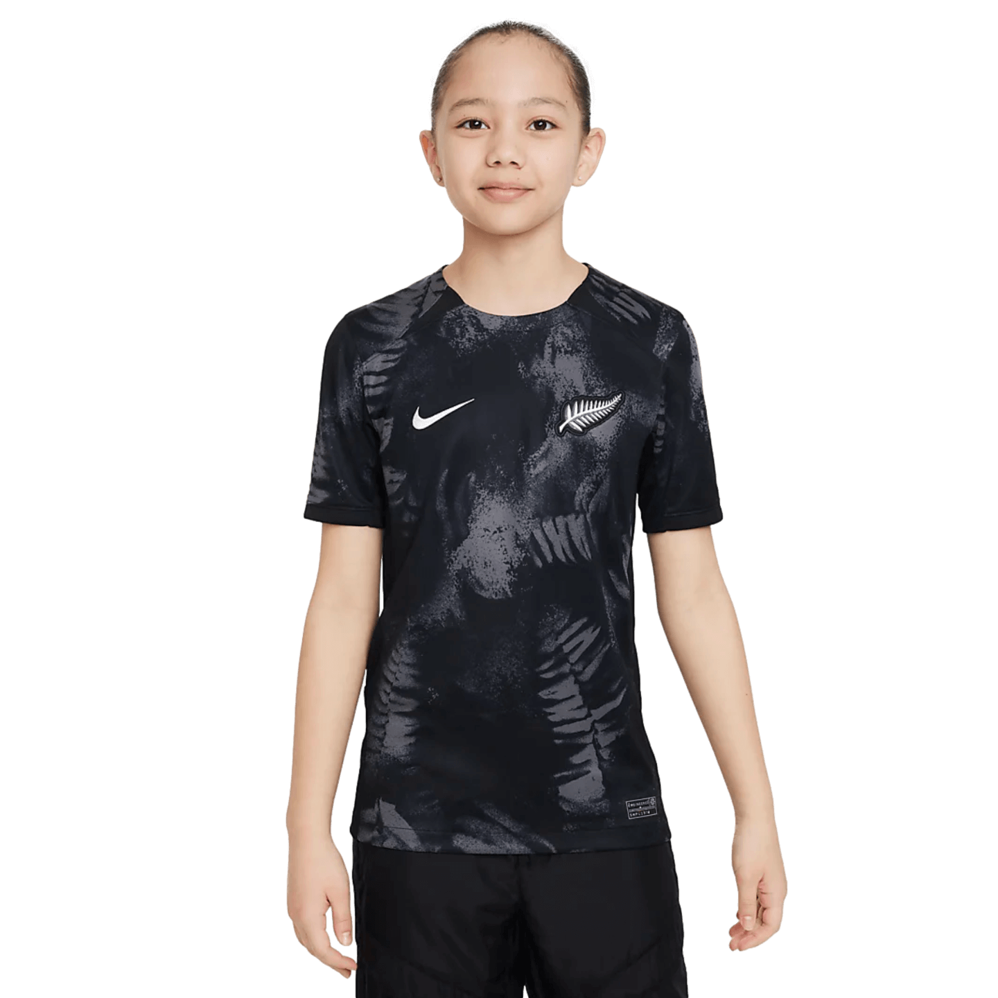 Nike New Zealand 2023 Youth Home Jersey