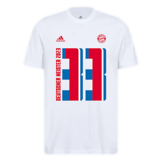 Adidas Bayern Munich 2023 Bundesliga Champions Tee