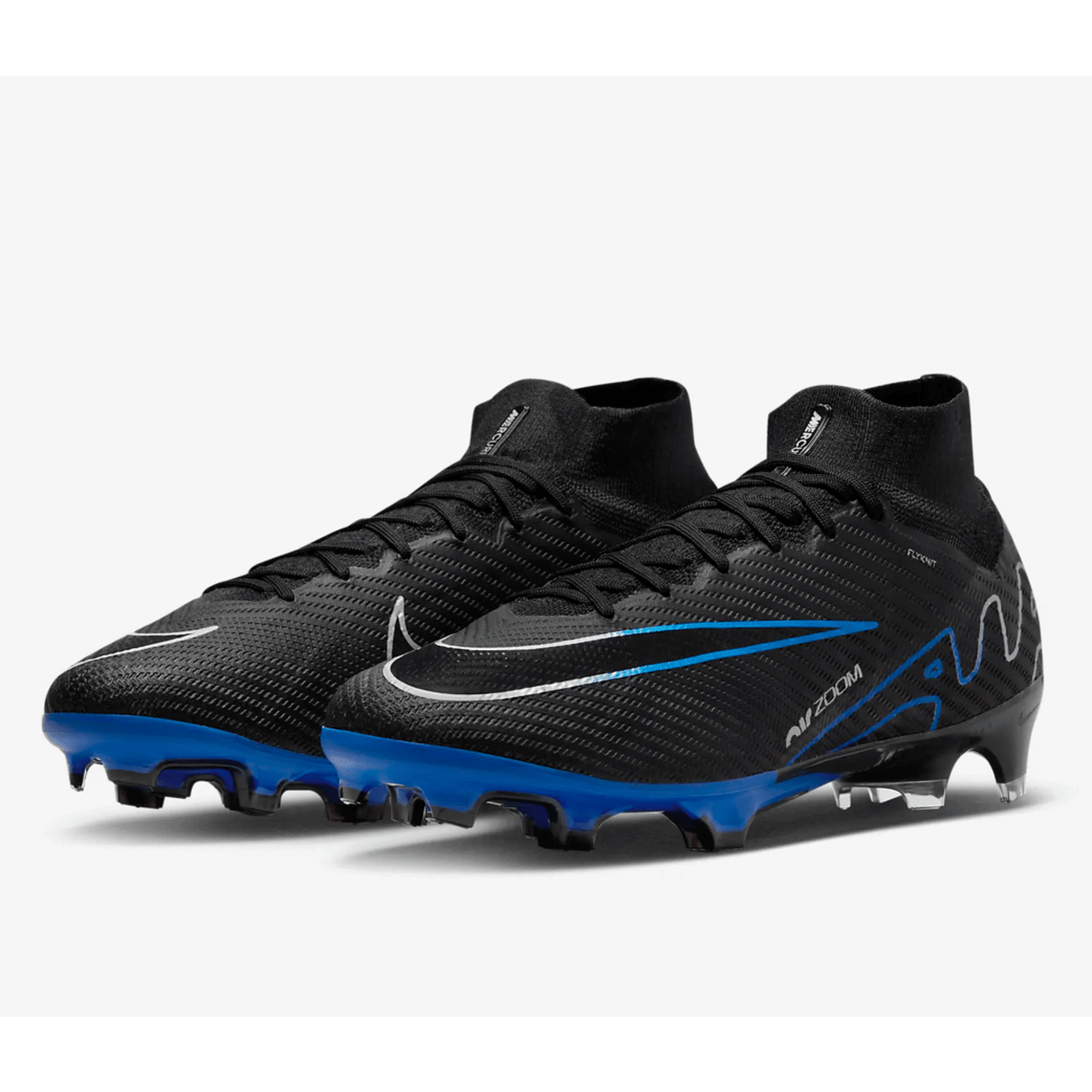 Cr7 cleats black and blue clearance