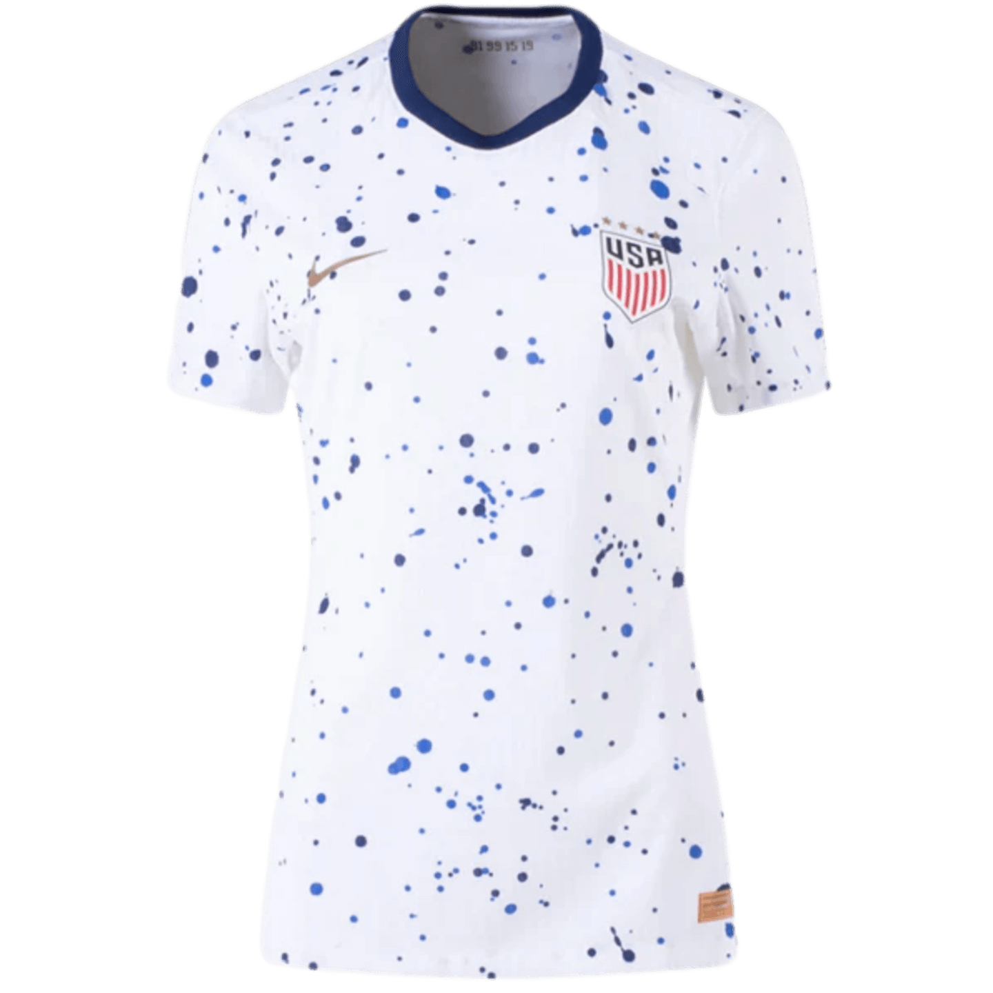 Camiseta de local Nike USA 2023 4-Star auténtica para mujer