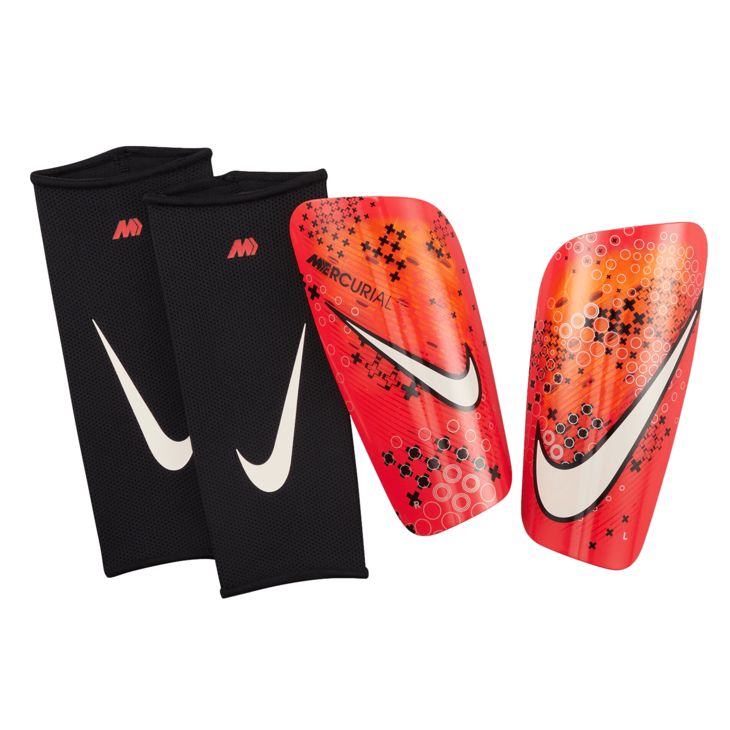 Nike Mercurial Lite CR7 GRD NOCSAE Shin Guards Soccer FJ4867-696 Red