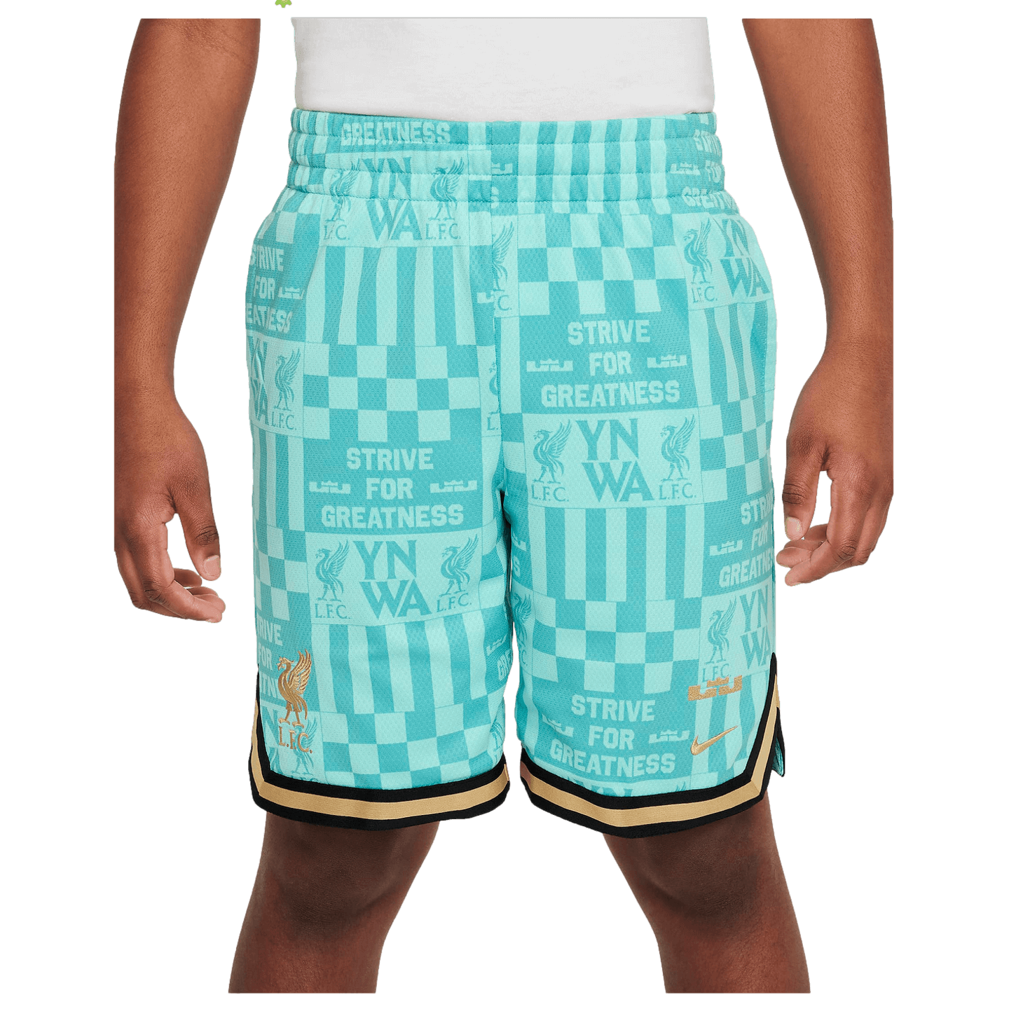 Pantalones cortos de baloncesto juvenil Nike Liverpool x LeBron