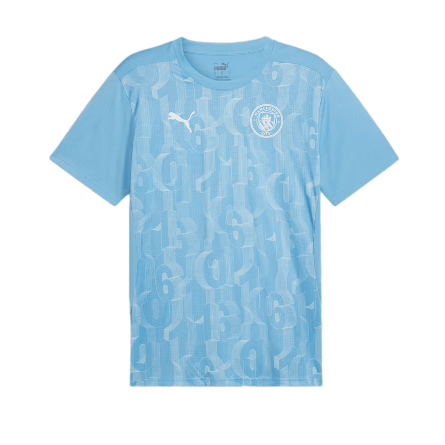 Camiseta prepartido del Manchester City de Puma