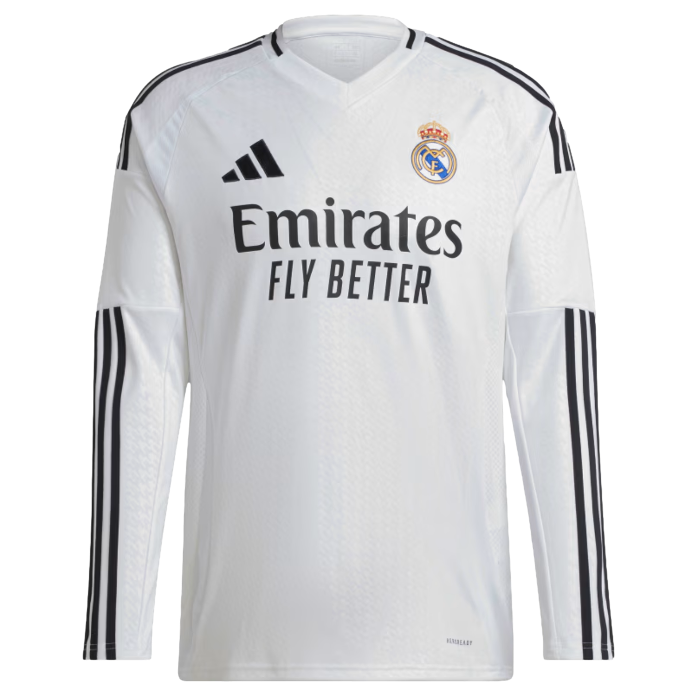 (ADID-IT3442) Camiseta de local de manga larga Adidas Real Madrid 24/25 [BLANCO] (Lanzamiento 19/06/24)