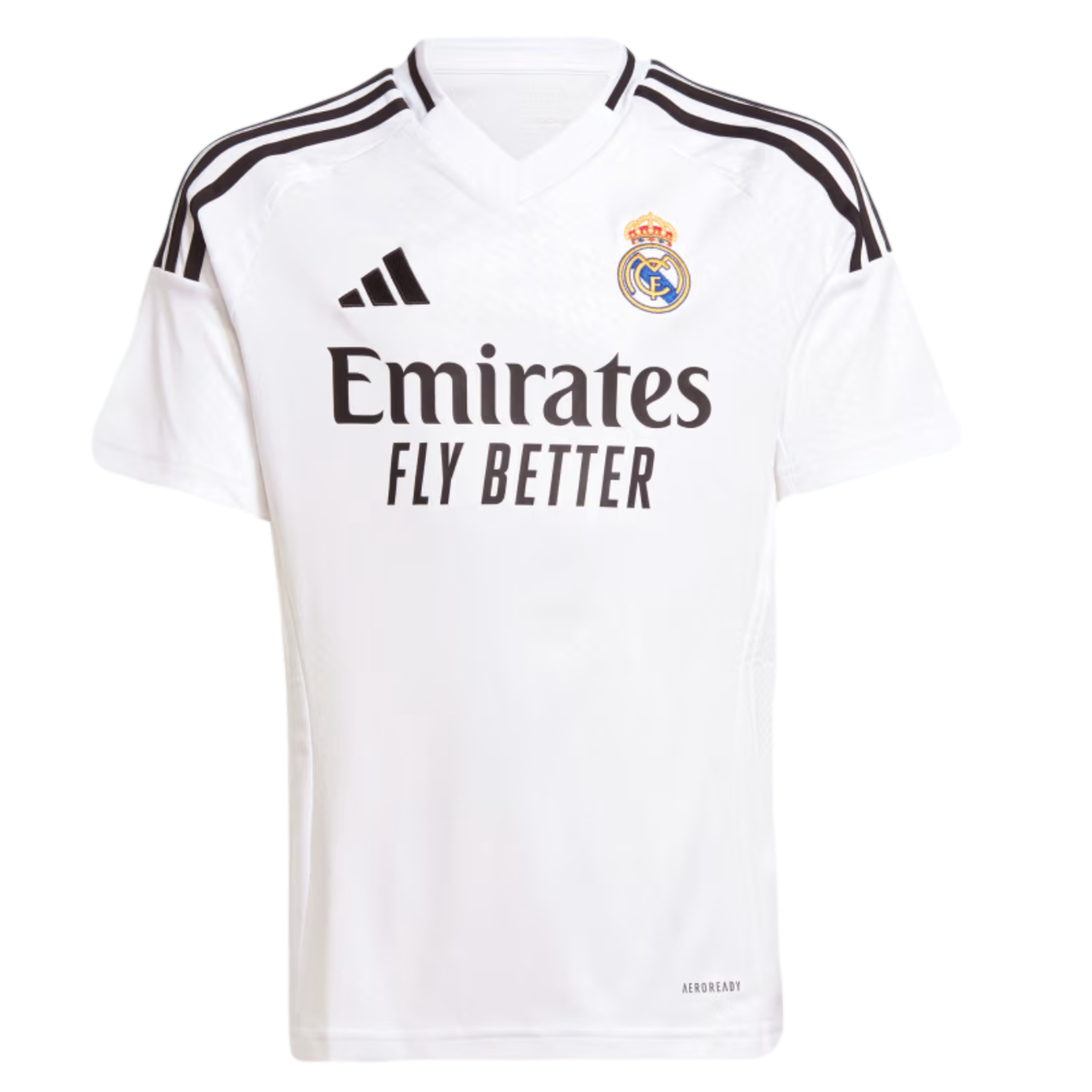 (ADID-IT5186) Camiseta de local juvenil Adidas Real Madrid 24/25 [BLANCO] (Lanzamiento 19/06/24)