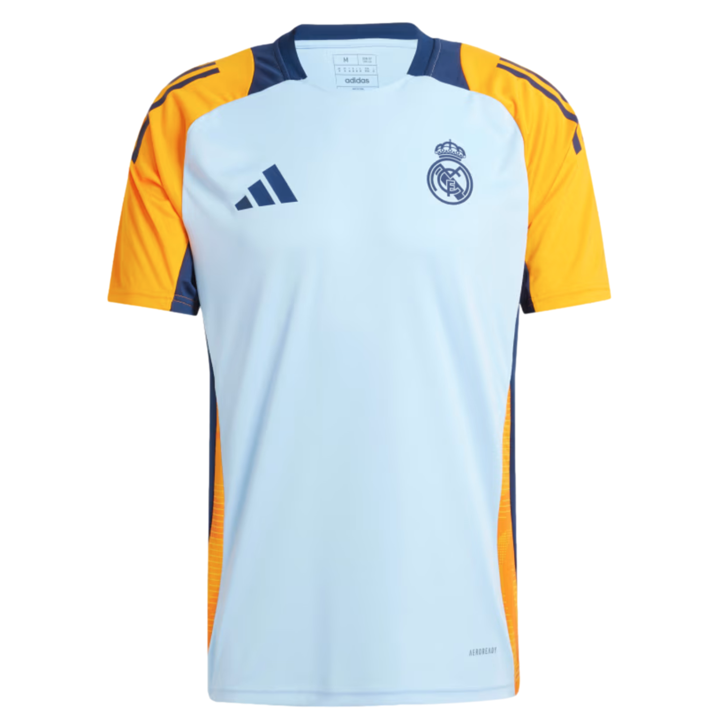 (ADID-IT5125) Camiseta de entrenamiento Adidas Real Madrid [GLOWBLUE,CREORA,TENABL]