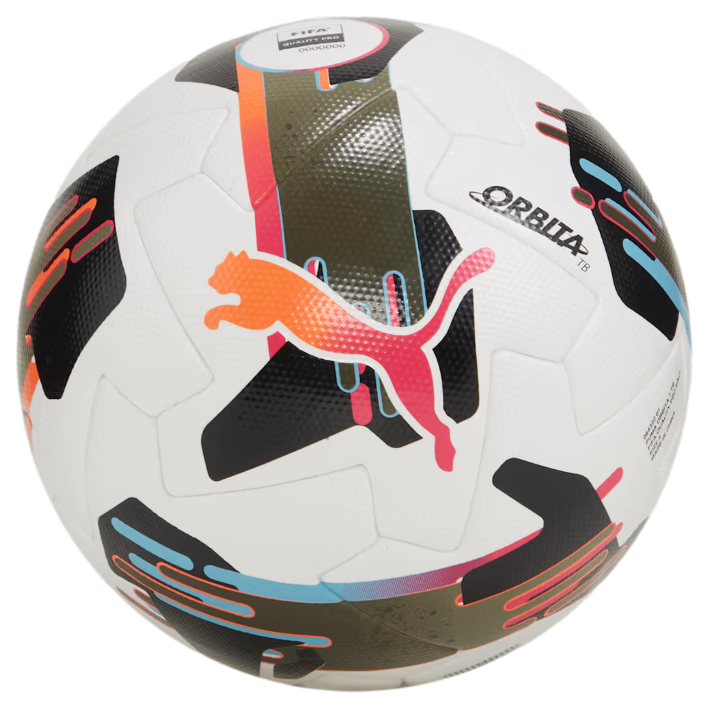 (PUMA-084322-01) Balón de partido profesional Puma Orbita de 1 TB de calidad FIFA [BLANCO]