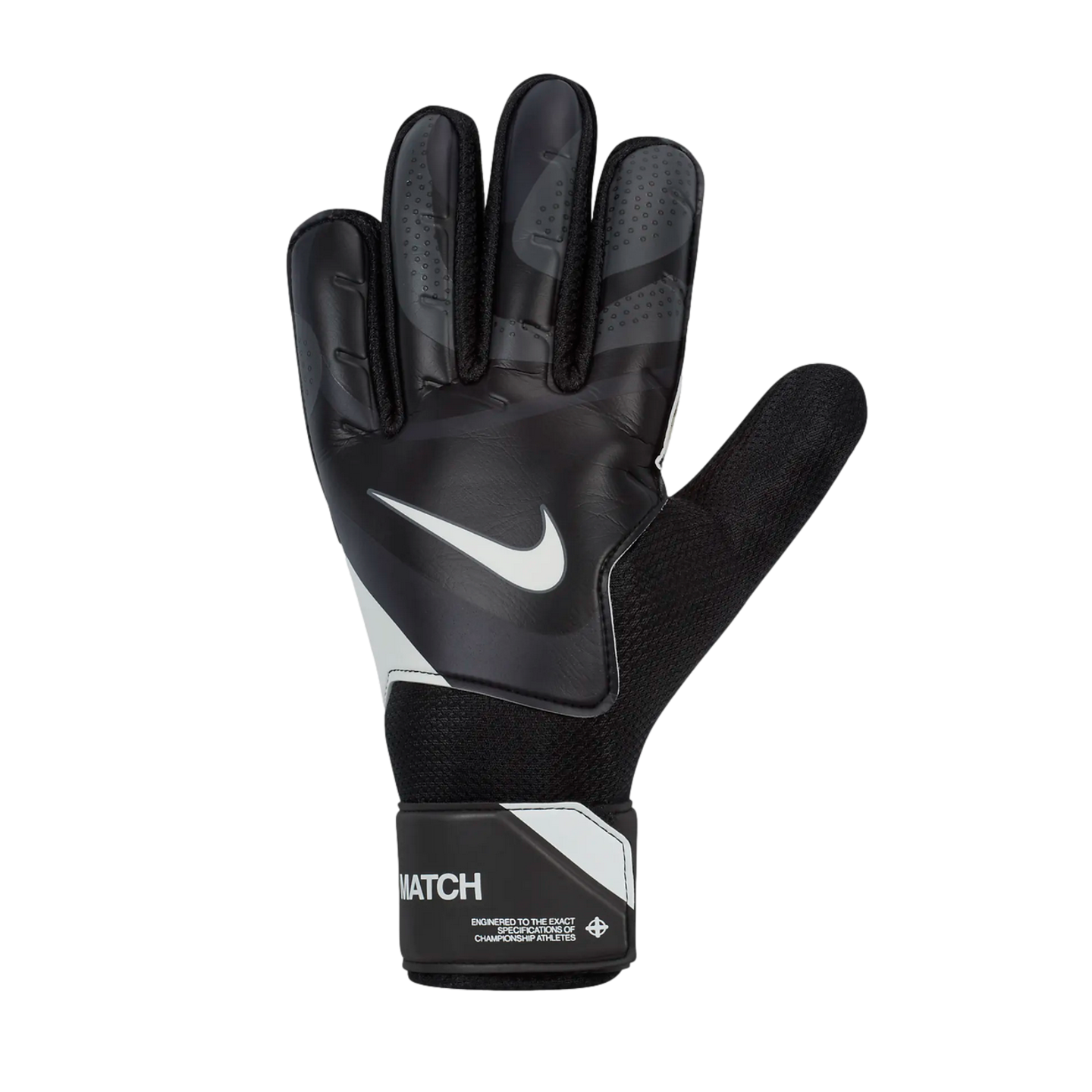 (NIKE-FJ4862-011) Guantes de portero Nike Match [NEGRO/GRIS OSCURO/BLANCO]