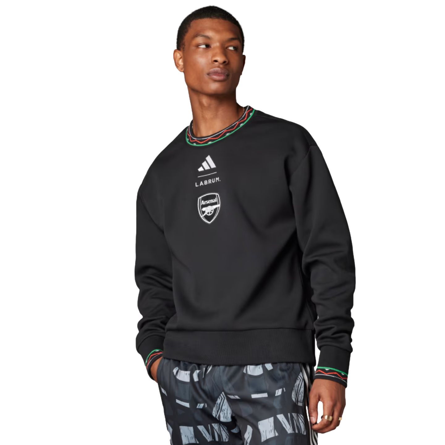 Adidas Arsenal Seasonal Doubleknit Crew Sweatshirt