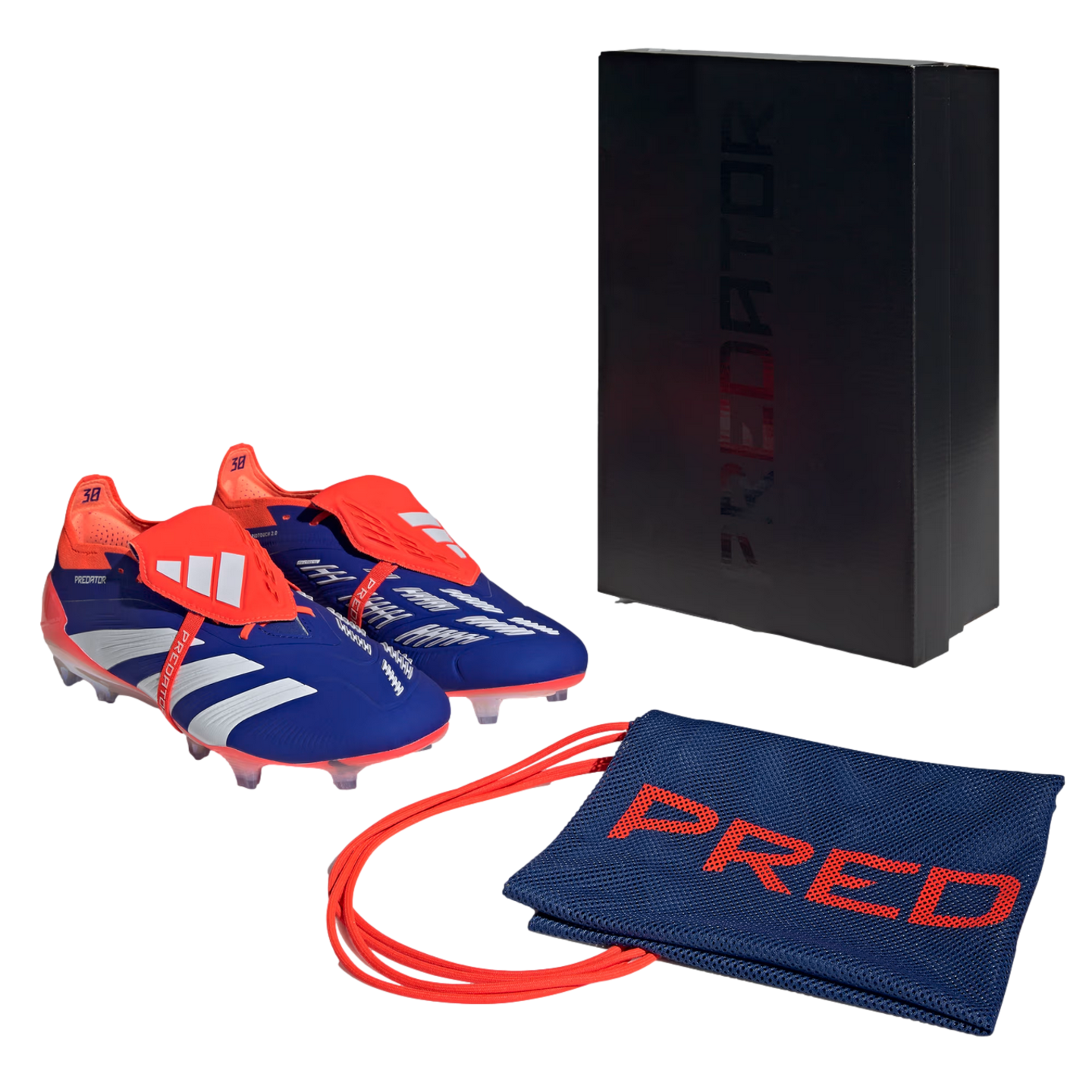 Chaussures à crampons pour terrain sec Adidas Predator Elite avec languette repliable