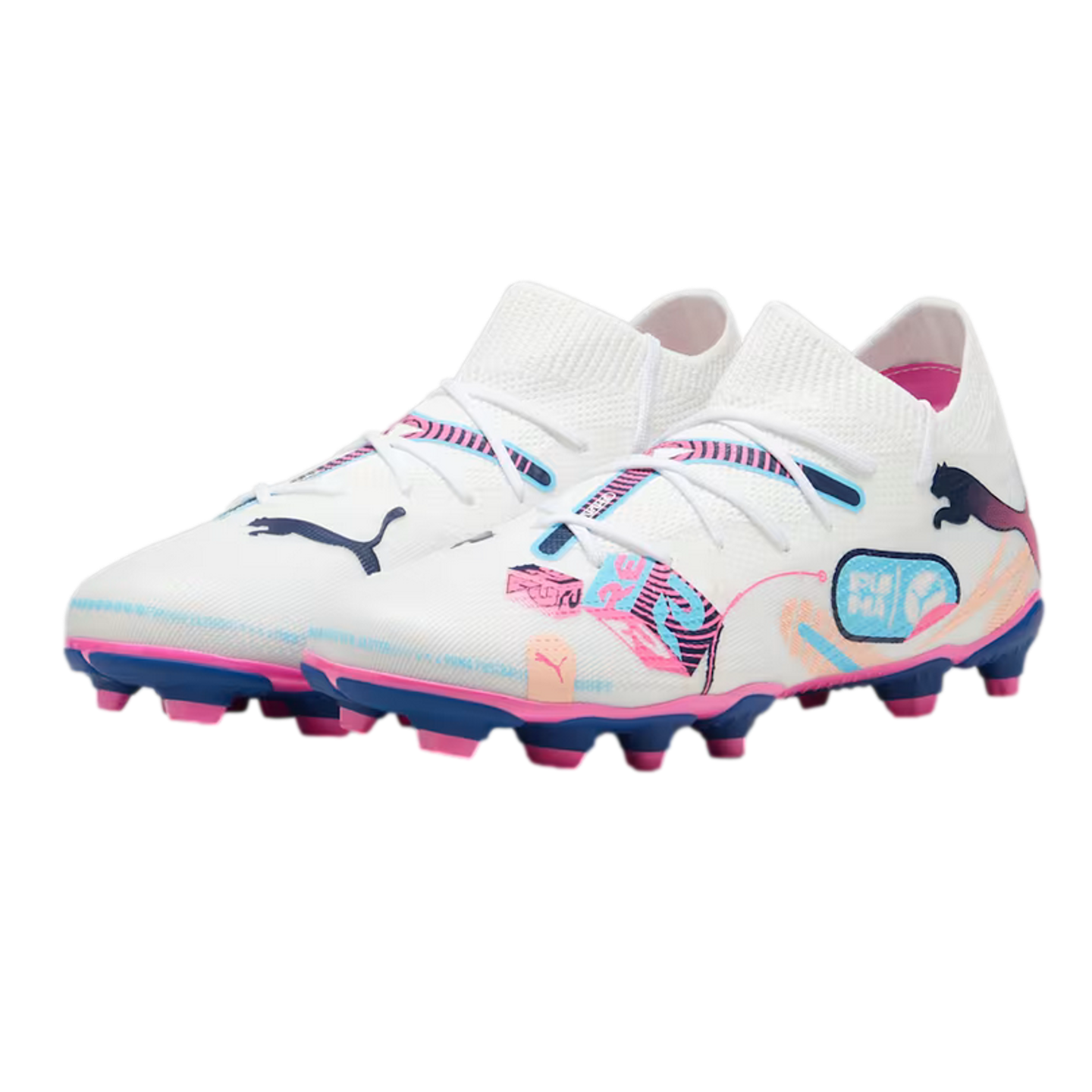 Chaussures de football à crampons pour terrain sec Puma Future 7 Match pour jeunes