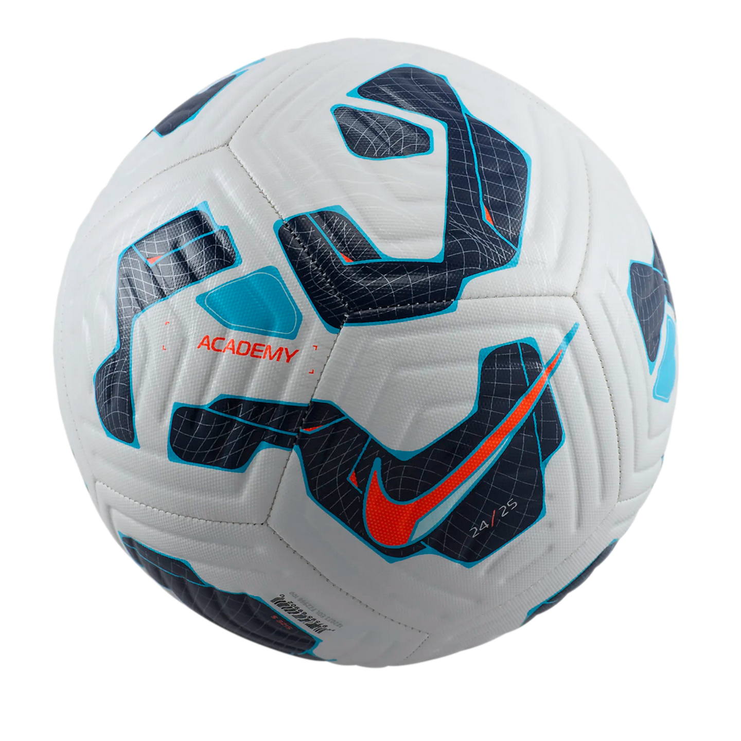 (NIKE-FZ2966-100) Balón Nike Academy [BLANCO/AZUL NEGRO/HIPER CARMESÍ] (Lanzamiento 1/7/24)