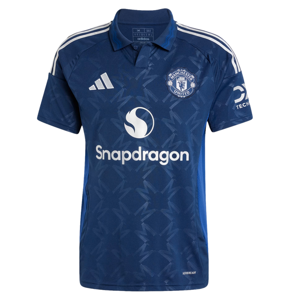 adidas Manchester United 長袖ユニフォーム Lネイビー Manchester United adidas Away Shirt 2024-25 - Long Sleeve