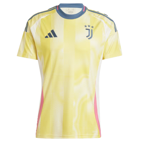 Adidas Juventus 24/25 Away Jersey Soccer JH1357 Yellow