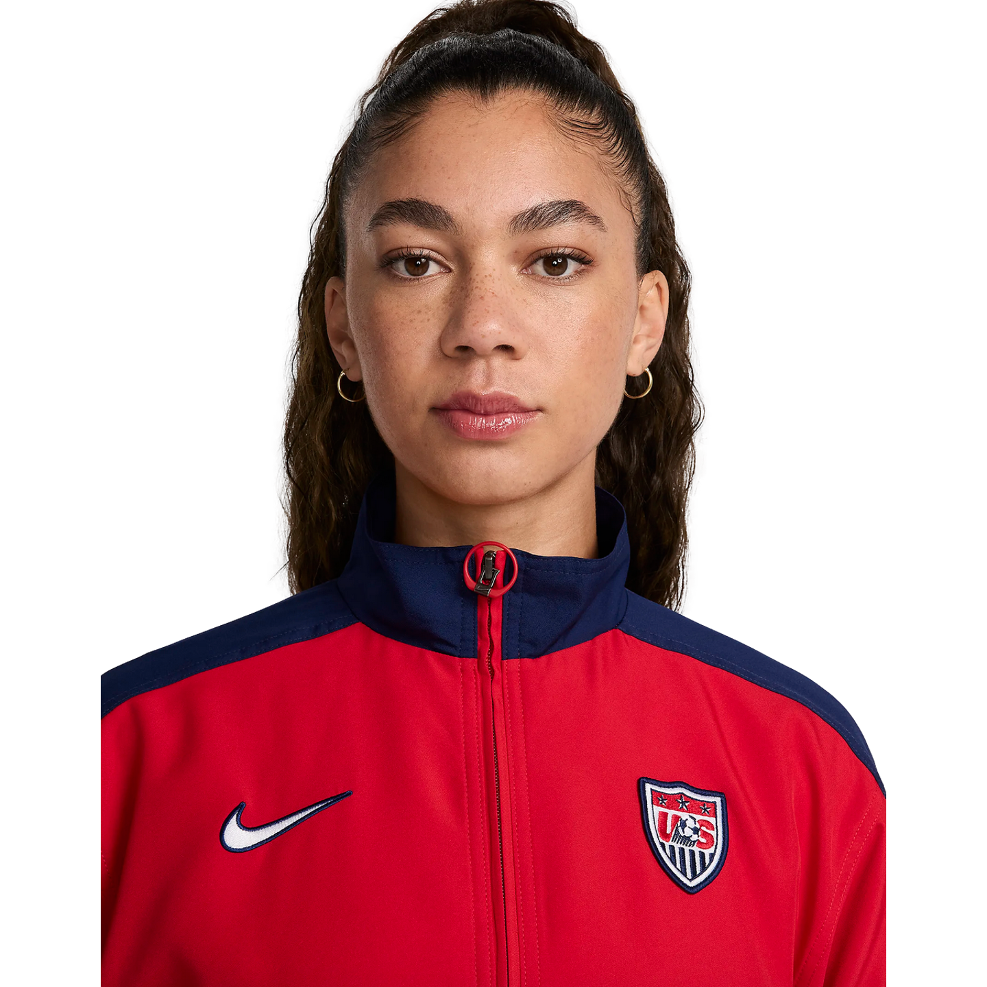 Veste de survêtement Nike USA 1999 pour femme, réédition de l'équipe nationale