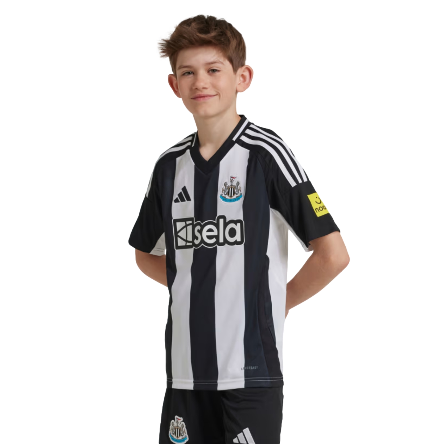 Maillot domicile pour jeunes Adidas Newcastle United 24/25