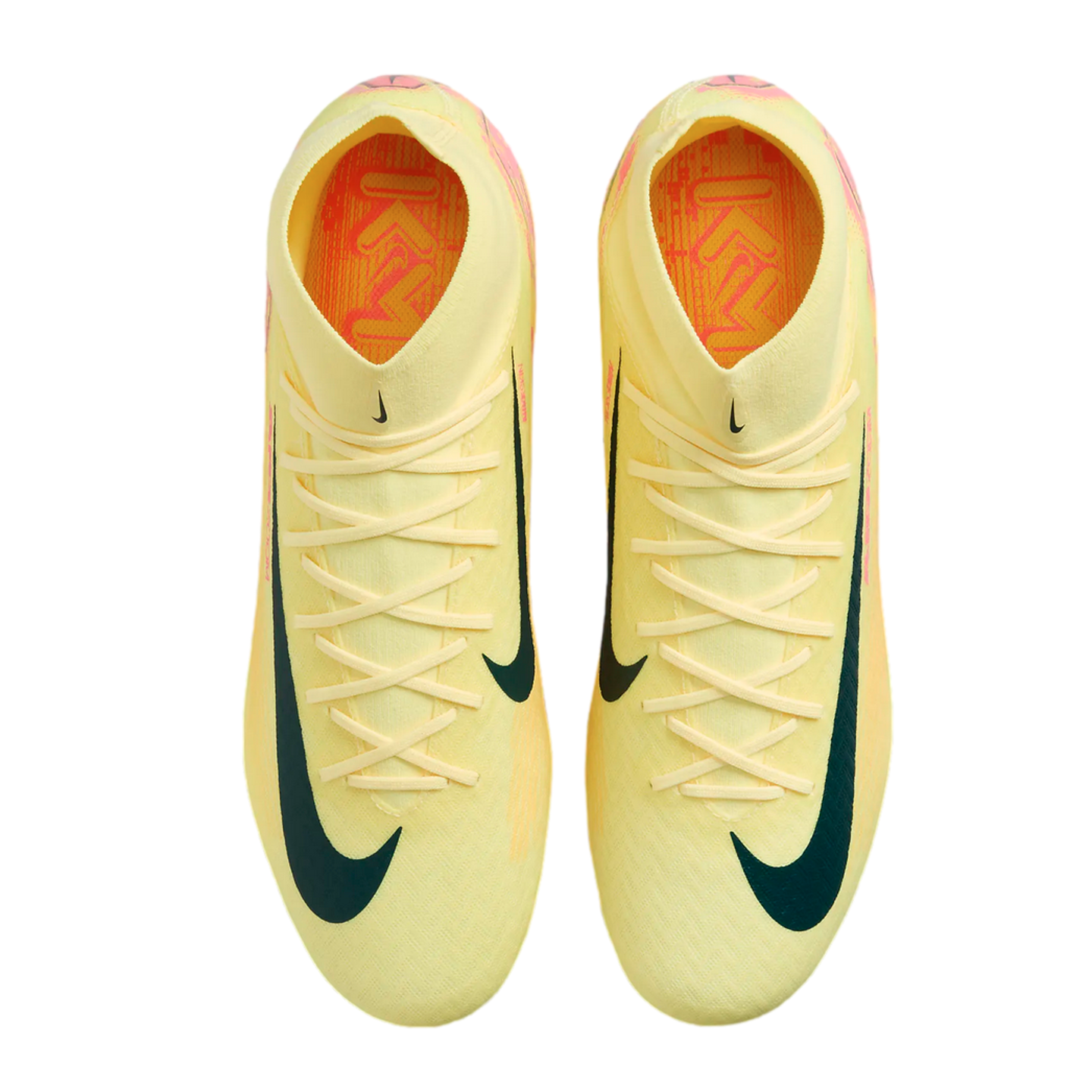 (NIKE-FQ8293-800) Zapatos para terreno firme Nike Mercurial Zoom Superfly 10 Academy KM Mbappe [LT LASER ORANGE/ARMORY NAVY] (Lanzamiento 29/8/24)