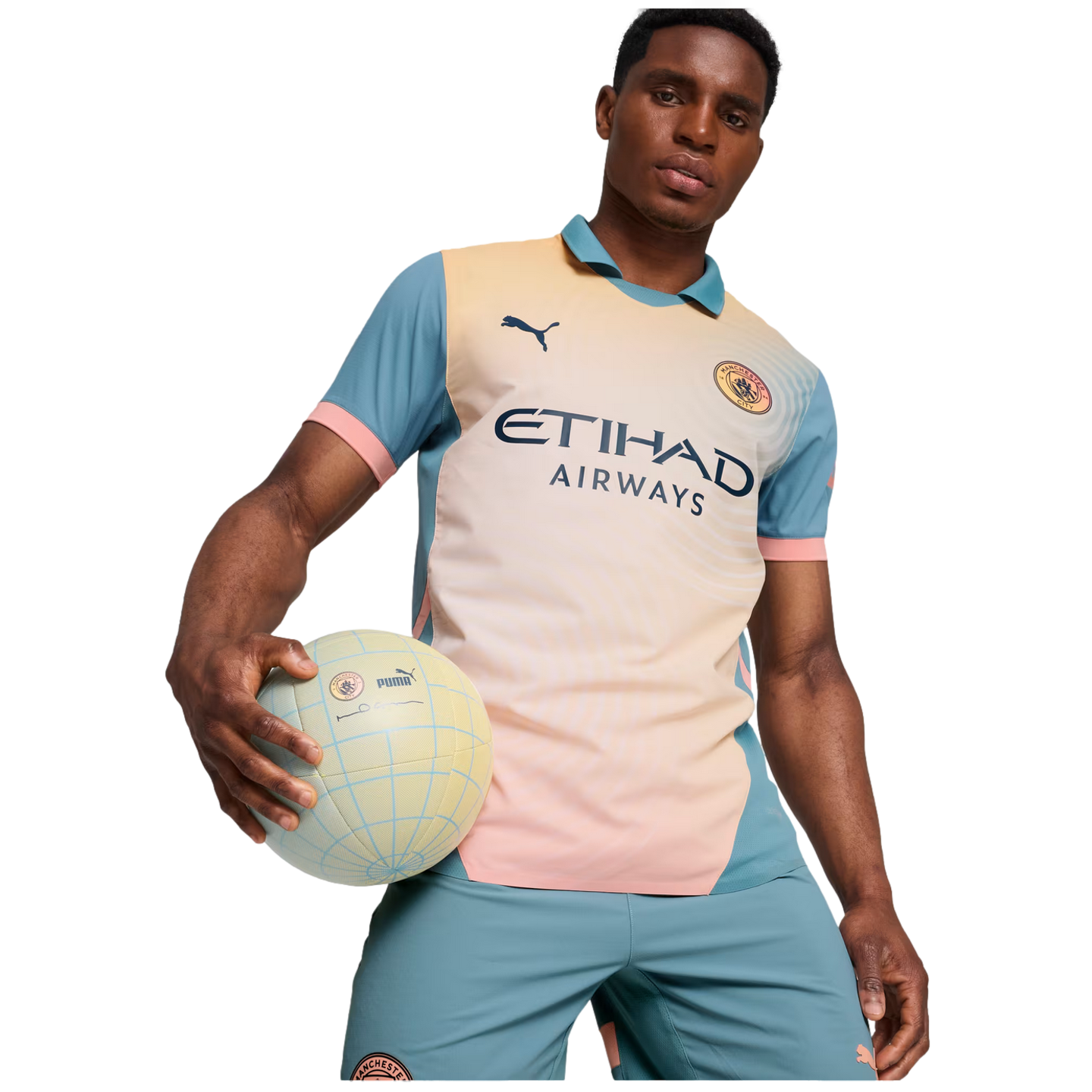 Maillot authentique Puma Manchester City 24/25 avec emballage