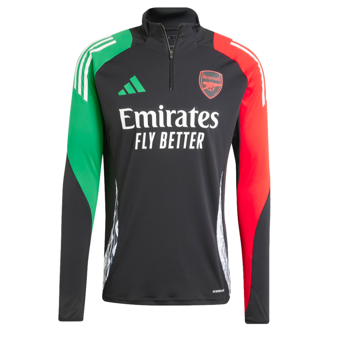 (ADID-IS9987) Camiseta de entrenamiento Adidas Arsenal Euro [NEGRO] (Lanzamiento 12/09/24)