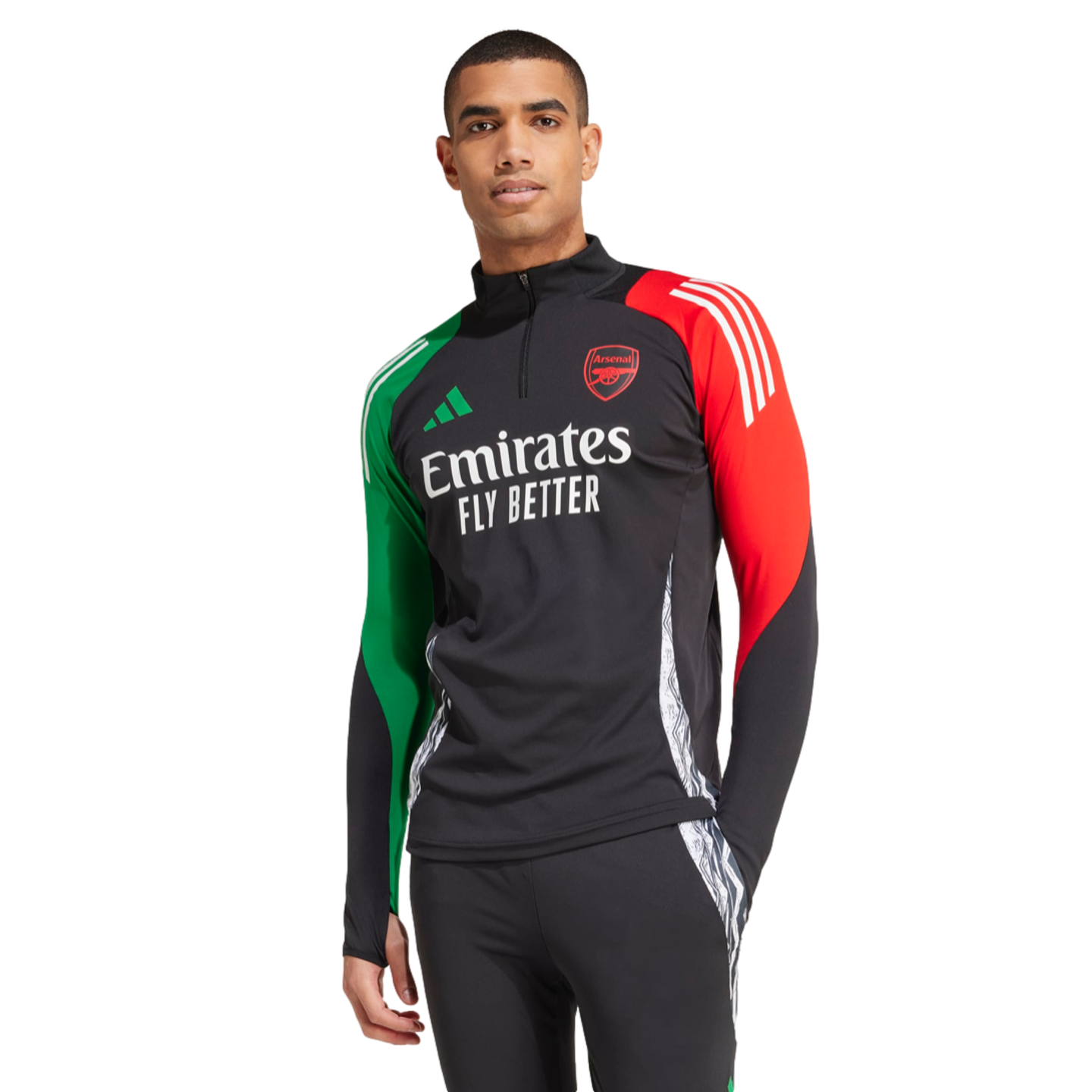 (ADID-IS9987) Camiseta de entrenamiento Adidas Arsenal Euro [NEGRO] (Lanzamiento 12/09/24)