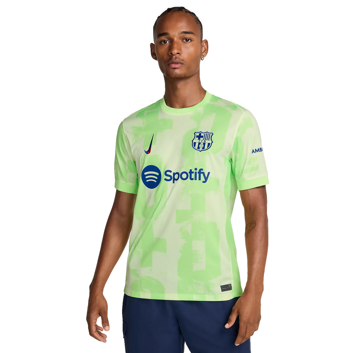 (NIKE-FQ2022-702) Nike Barcelona 24/25 Tercera camiseta [BARELY VOLT/BARELY VOLT/OLD ROYAL] (Lanzamiento 7/1/24)