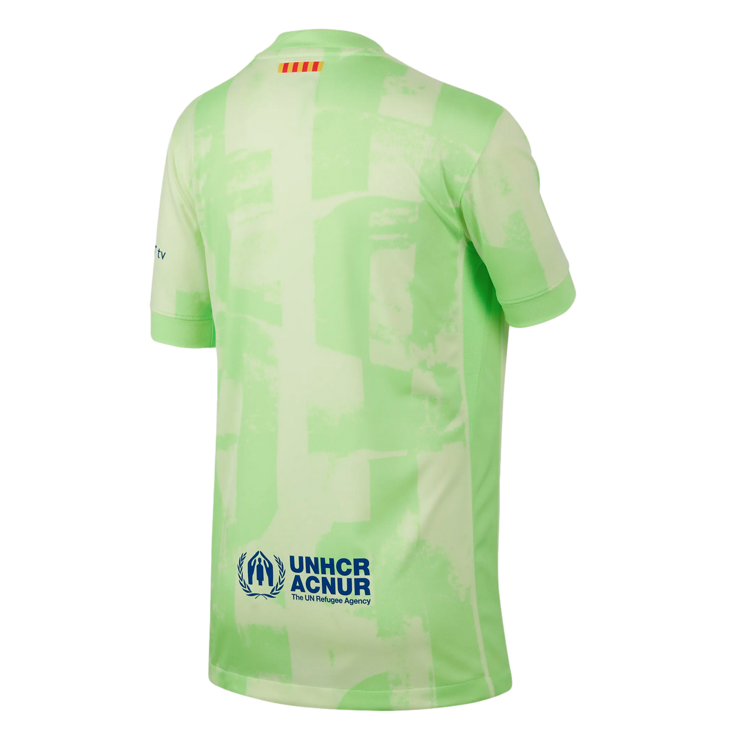 (NIKE-FQ2251-702) Nike Barcelona 24/25 Tercera camiseta juvenil [BARELY VOLT/BARELY VOLT/OLD ROYAL]