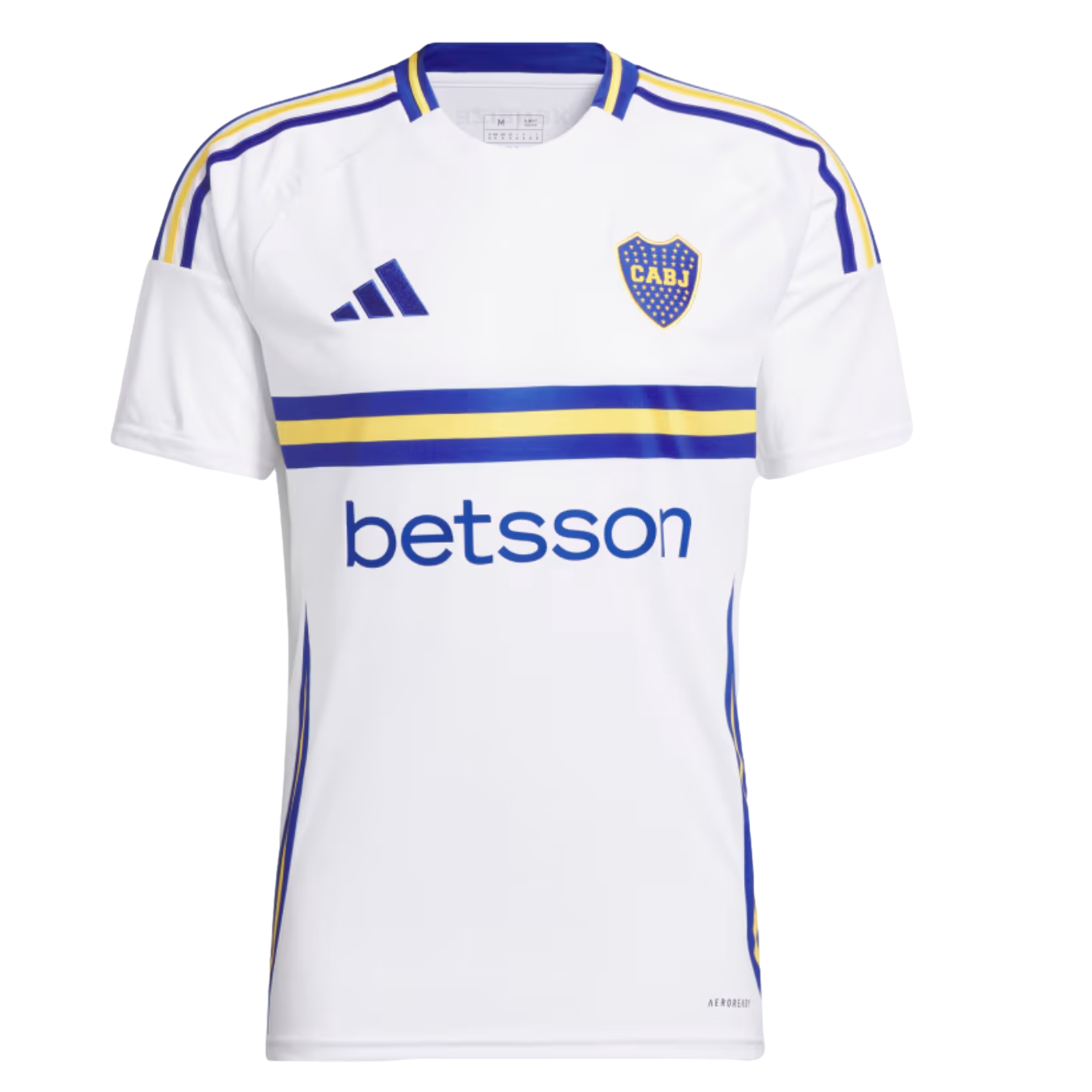 (ADID-IS7464) Maillot extérieur Adidas Boca Juniors 24/25 [BLANC, SELUBL, BOGOLD] (Lancement le 30/09/24)