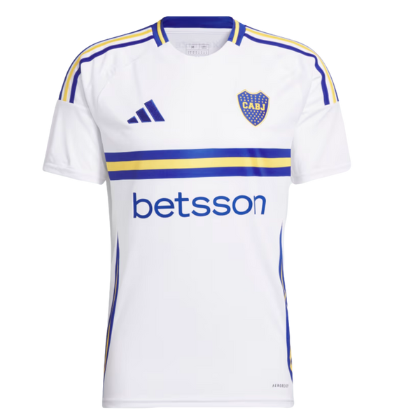 Adidas Boca Juniors 24/25 Away Jersey Soccer IS7464 White