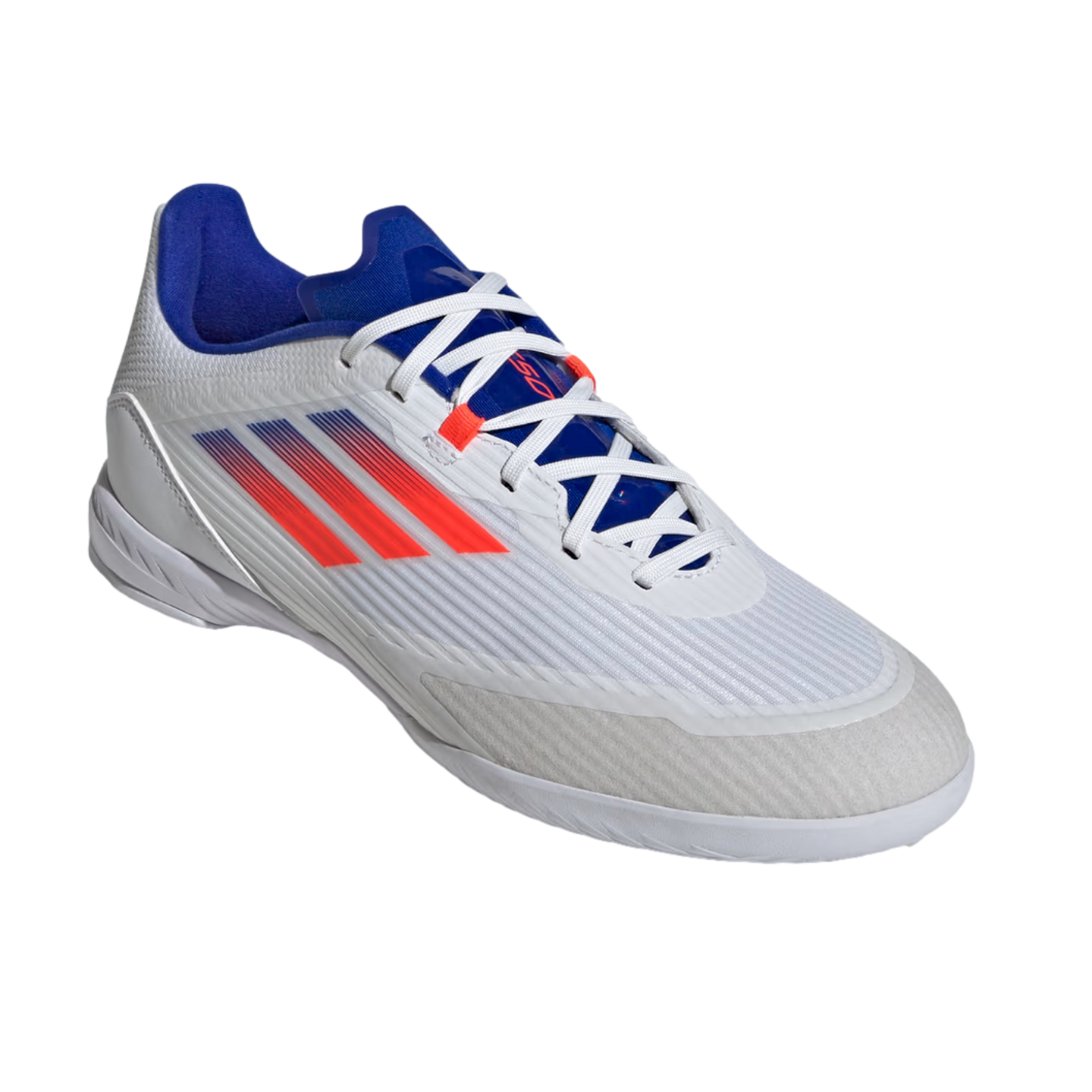 (ADID-IF1395) Chaussures d'intérieur Adidas F50 League [FTWWHT, SOLRED, LUCBLU] (Lancement le 10/06/24)