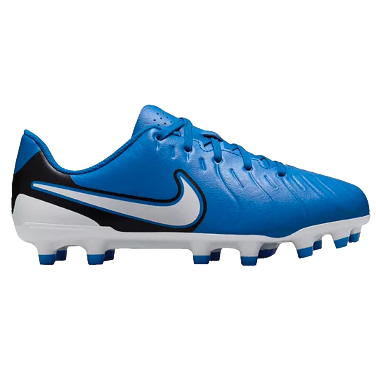 (NIKE-DV4348-400) Chaussures de football à crampons pour terrain sec Nike Tiempo Legend 10 Academy pour jeunes [SOAR/BLANC] (Lancement le 22/07/24)