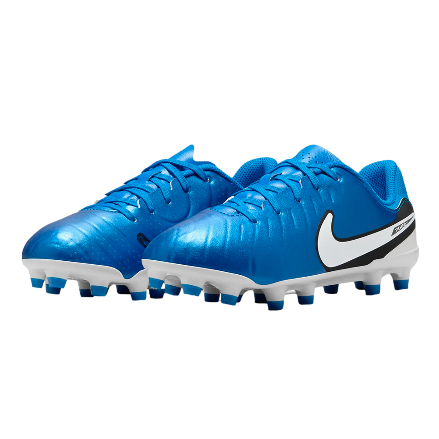 (NIKE-DV4348-400) Chaussures de football à crampons pour terrain sec Nike Tiempo Legend 10 Academy pour jeunes [SOAR/BLANC] (Lancement le 22/07/24)