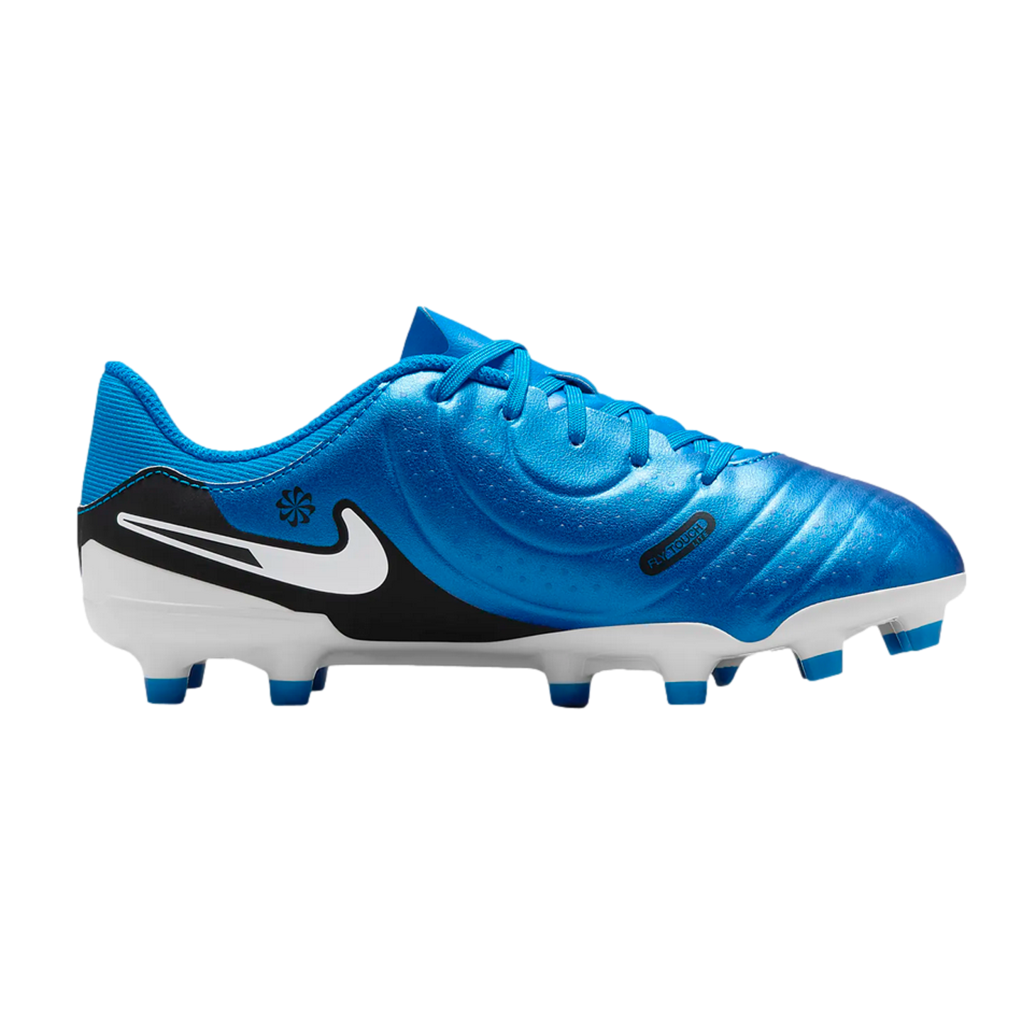 (NIKE-DV4348-400) Chaussures de football à crampons pour terrain sec Nike Tiempo Legend 10 Academy pour jeunes [SOAR/BLANC] (Lancement le 22/07/24)