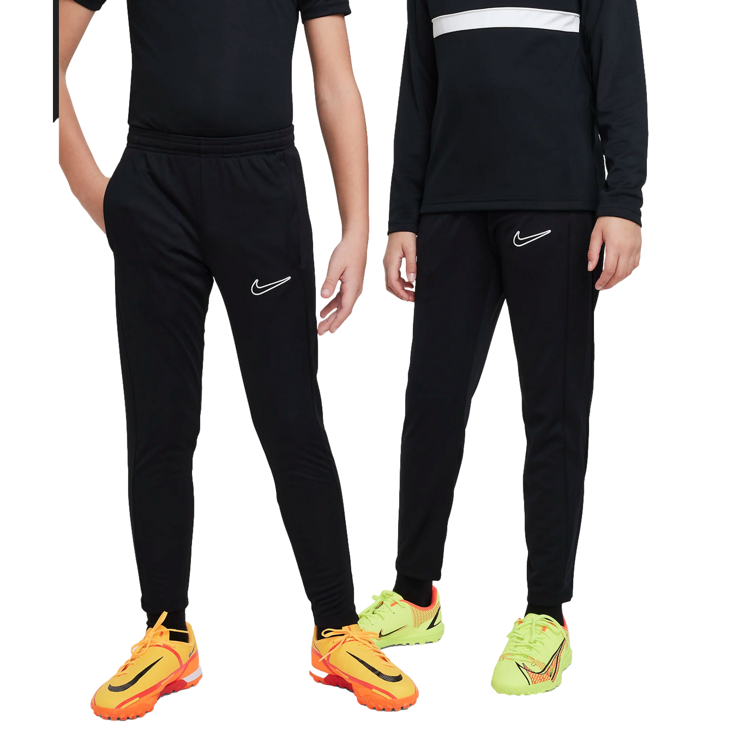 (NIKE-DX5490-010) Pantalon Nike Dri-FIT Academy23 pour jeunes [NOIR/NOIR/NOIR/BLANC]